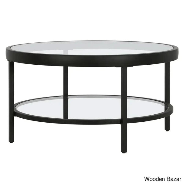 Alexisa 32’’ Wide Round Coffee And Center Table