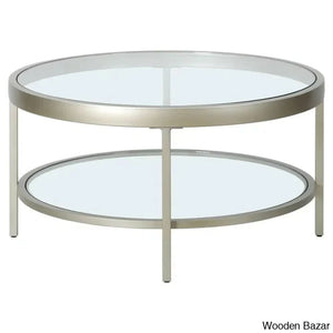Alexisa 32’’ Wide Round Coffee And Center Table