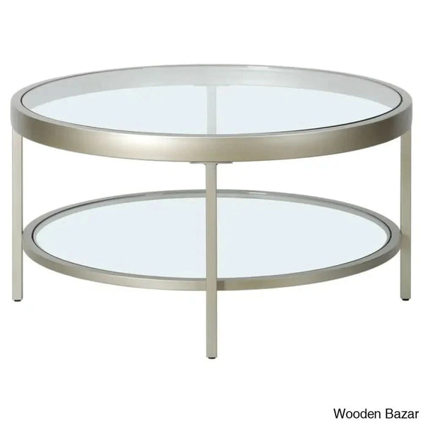 Alexisa 32’’ Wide Round Coffee And Center Table