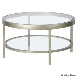 Alexisa 32’’ Wide Round Coffee And Center Table