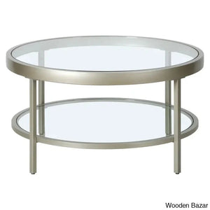 Alexisa 32’’ Wide Round Coffee And Center Table