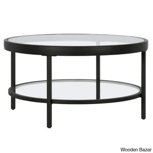 Alexisa 32’’ Wide Round Coffee And Center Table