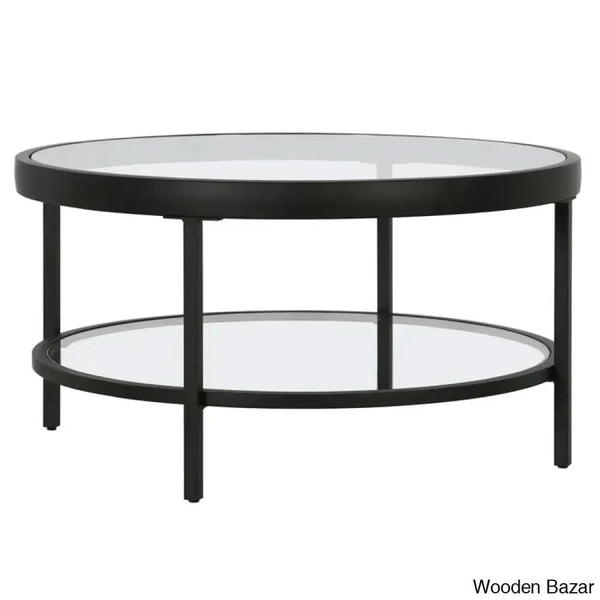 Alexisa 32’’ Wide Round Coffee And Center Table