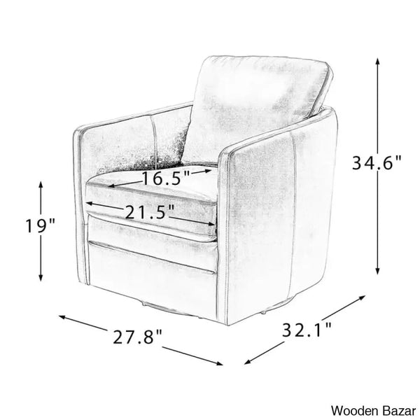 Arm Swivel Chair -6