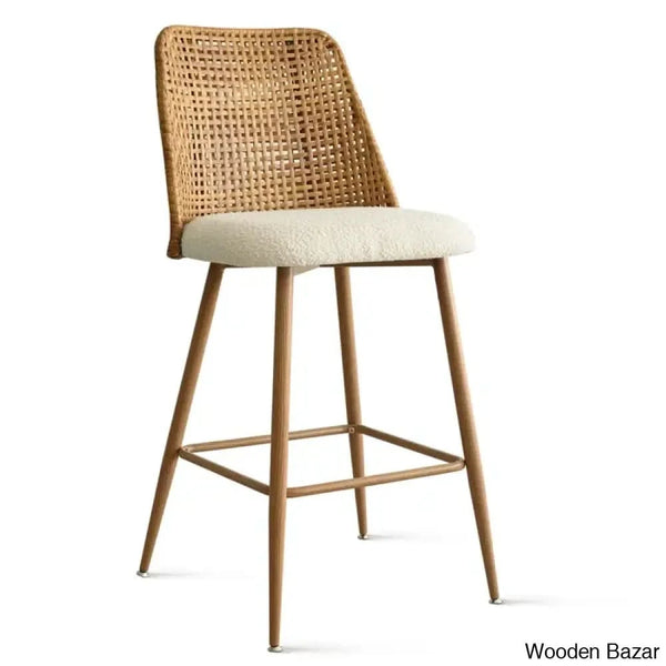 Aliettey Upholstered Counter And Bar Stool (Set Of 2)