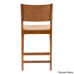 Alistaira Swivel Solid Wood Counter And Bar Stool (Set Of 2)