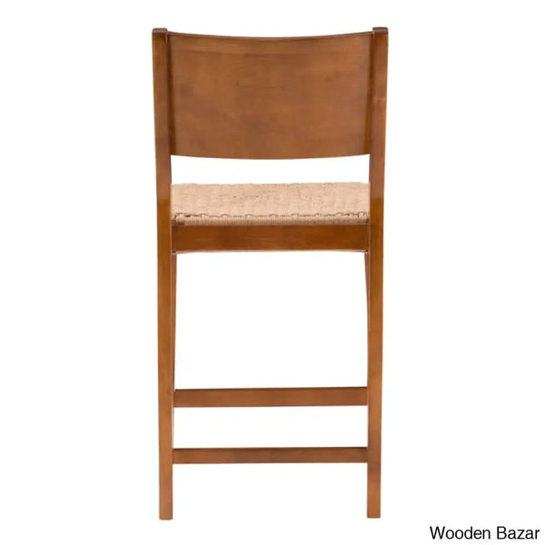 Alistaira Swivel Solid Wood Counter And Bar Stool (Set Of 2)