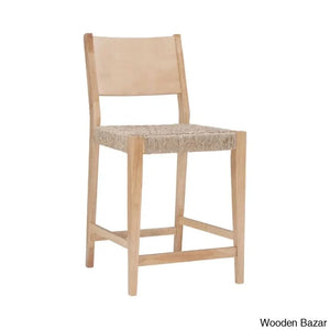 Alistaira Swivel Solid Wood Counter And Bar Stool (Set Of 2)
