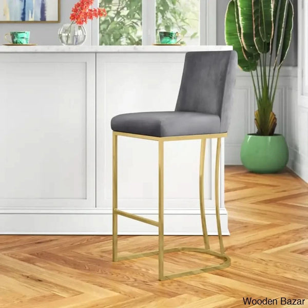 Allenvaley Swivel Upholstered 26’’ Counter And Bar Stool