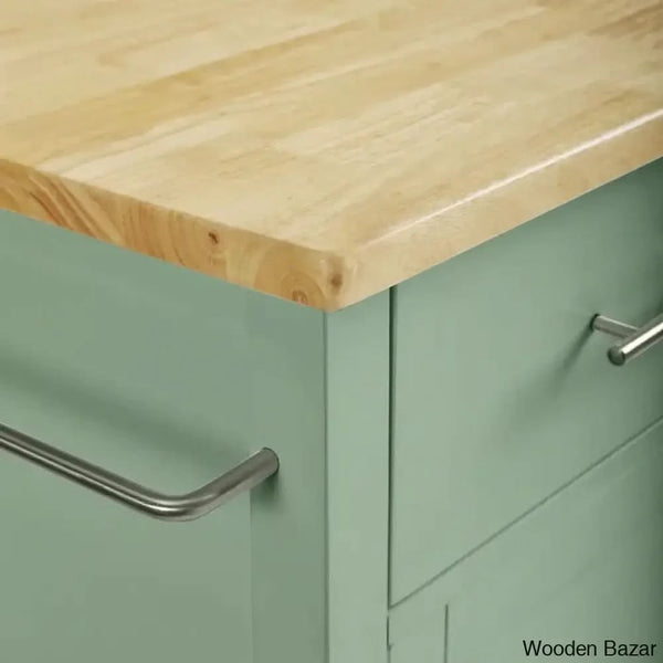 Allura Kitchen Island Trolley Cart Cabinet Kitchen Island With Storage