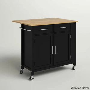 Allura Kitchen Island Trolley Cart Cabinet Kitchen Island With Storage
