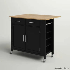 Allura Kitchen Island Trolley Cart Cabinet Kitchen Island With Storage
