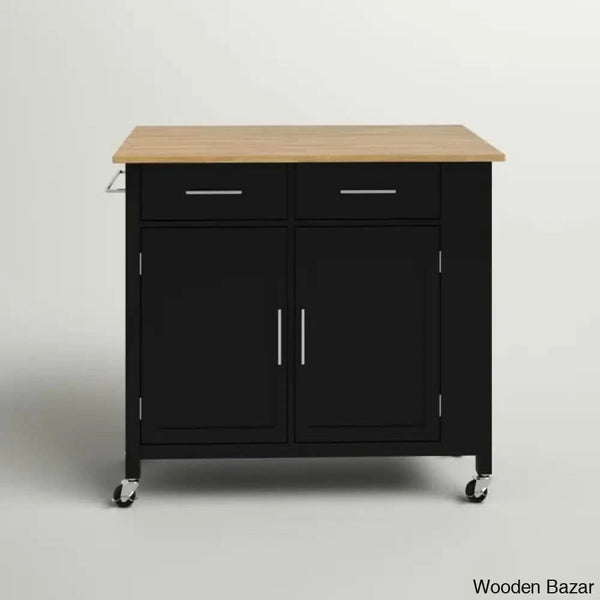 Allura Kitchen Island Trolley Cart Cabinet Kitchen Island With Storage