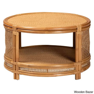 Alsero Rattan Coffee And Center Table