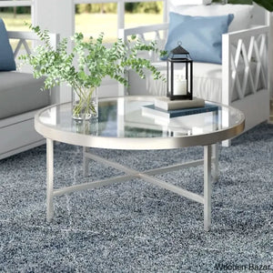Amanyie Glass Top Coffee And Center Table