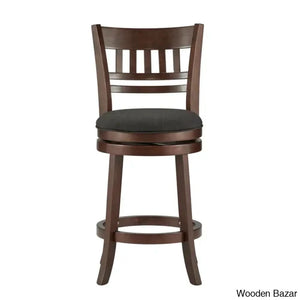 Amerahz Swivel Upholstered Counter And Bar Stool