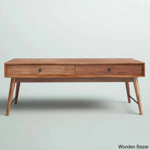 Andersen Solid Wood Top Coffee And Center Table