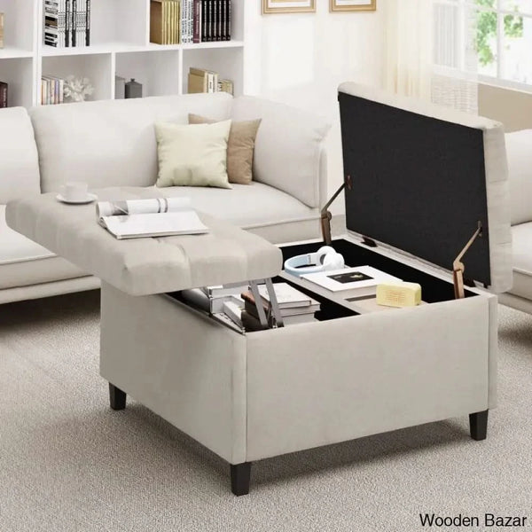Ansulo Coffee And Center Table With Storage Space