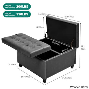 Ansulo Coffee And Center Table With Storage Space