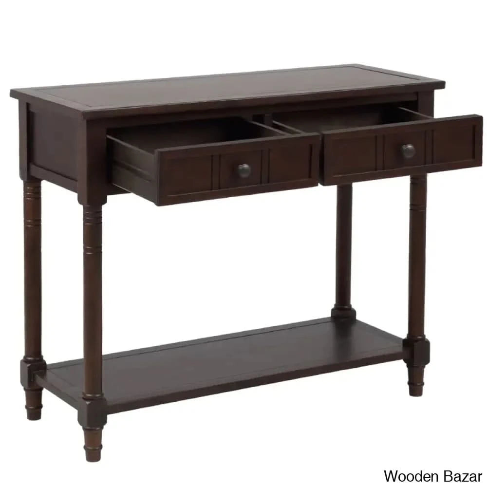 Wood Console Table