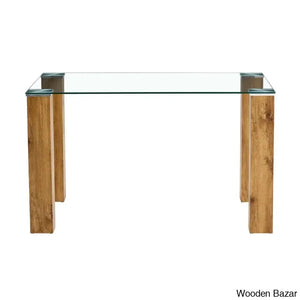 Archibald Luxury 4 Seater Glass Top Dining Set