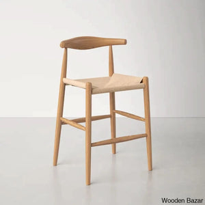 Ardoz Swivel Solid Wood Bar & Counter Stool
