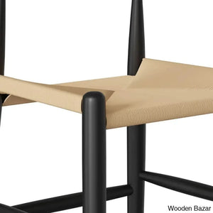 Ardoz Swivel Solid Wood Bar & Counter Stool