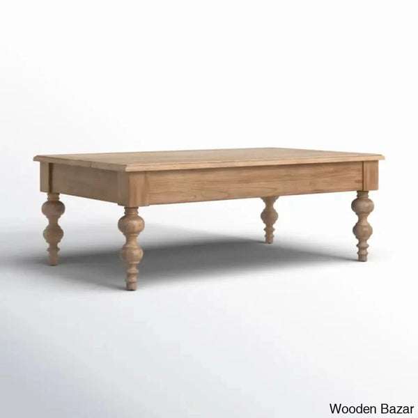 Aristidho Rectangular Lift Top With Storage Shelf Coffee And Center Table