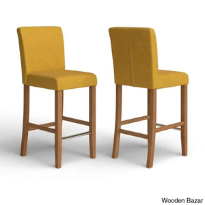Arkansaso Swivel Upholstered 26’’ Counter And Bar Stool With Solid Wood Frame (Set Of 2)