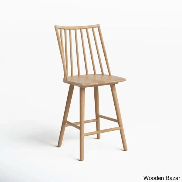 Armondoz Swivel Solid Wood 25’’ Counter And Bar Stool