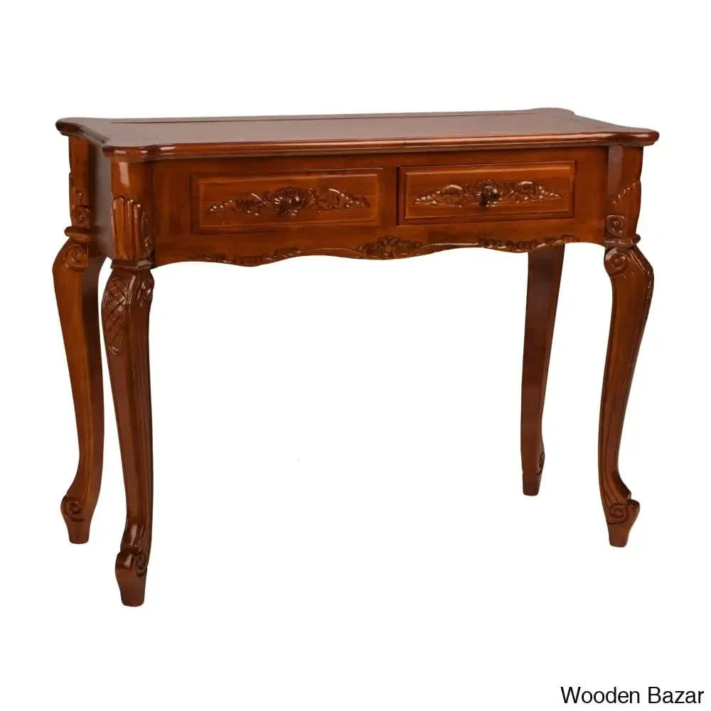 Wood End Table - Console Table