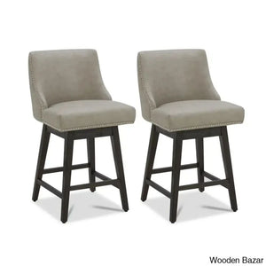 Arvelle Swivel Counter & Bar Stool (Set Of 2)