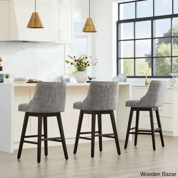 Arvelle Swivel Counter & Bar Stool (Set Of 2)