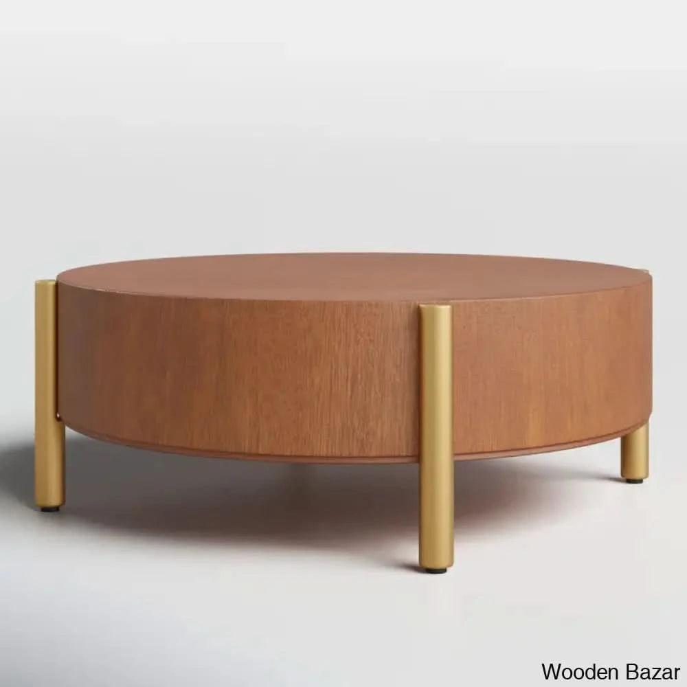 Asuka Coffee Table And Center Table Brown