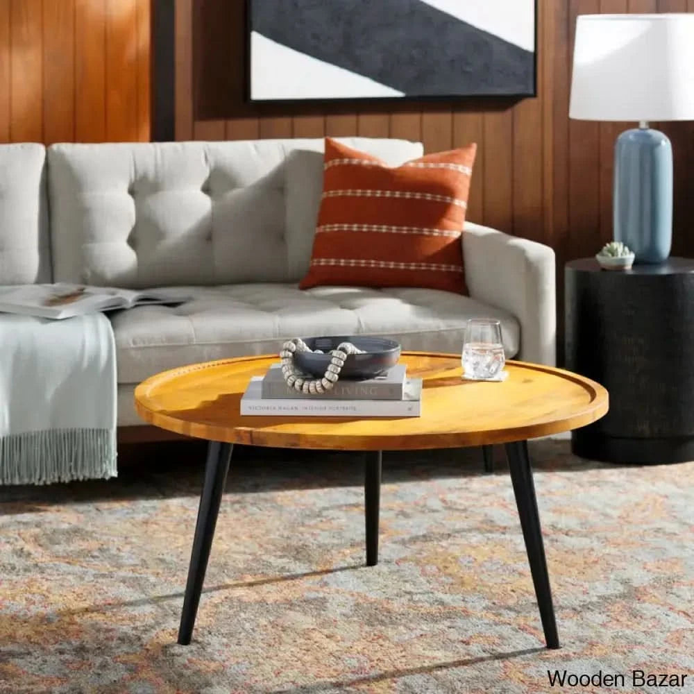 Avianahv Modern Coffee Table And Center Table Brown
