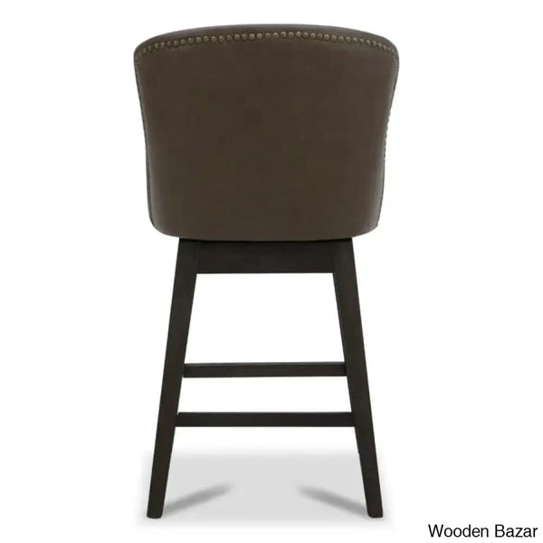 Azenaz Swivel 26’’ Counter And Bar Stool (Set Of 2)