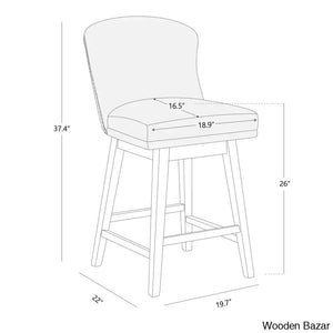 Azenaz Swivel 26’’ Counter And Bar Stool (Set Of 2)
