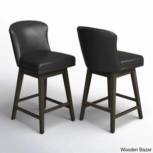 Azenaz Swivel 26’’ Counter And Bar Stool (Set Of 2)
