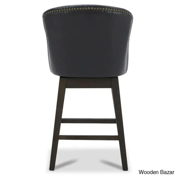 Azenaz Swivel 26’’ Counter And Bar Stool (Set Of 2)
