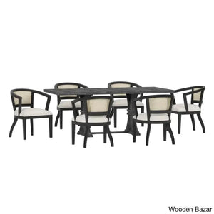 Barlow 6 Seater New Extendable Trestle Dining Set
