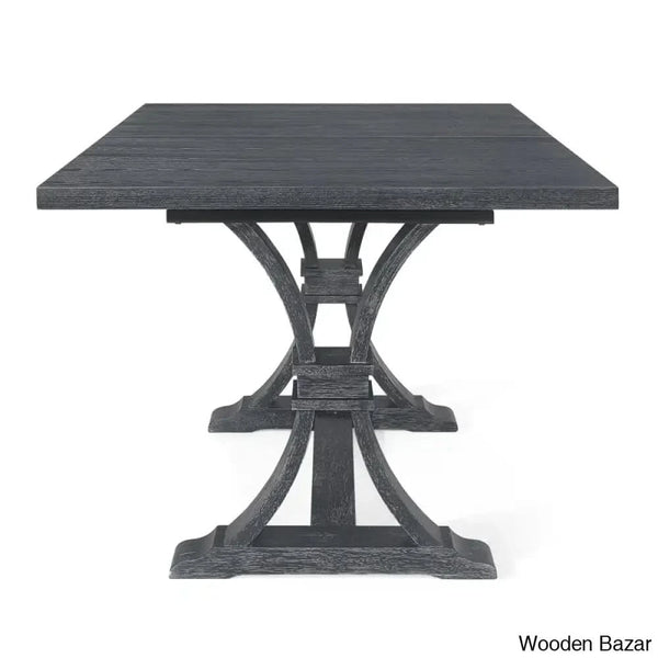 Barlow 6 Seater New Extendable Trestle Dining Set