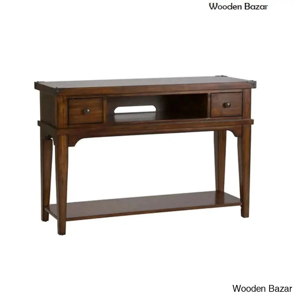Wood End and Console Table