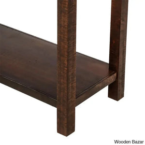 Batotana 59’’ Rustic Distressed Console Table With 4 Drawers And Shelf Entryway Sofa