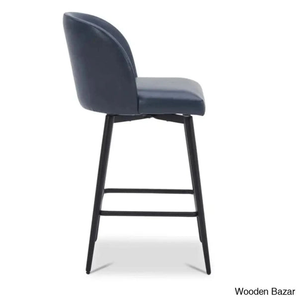 Benedito Swivel 27.1’’ Counter Stool (Set Of 3)