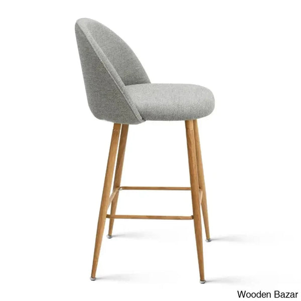 Benoniz Swivel Upholstered Counter And Bar Stools (Set Of 2)