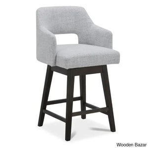 Bethiney Elegant Counter Stool (Set Of 2) - Wooden Bazar
