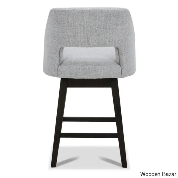 Bethiney Elegant Counter Stool (Set Of 2) - Wooden Bazar