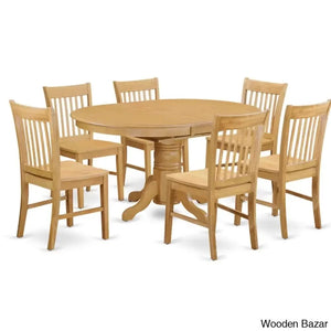 Birch Modern 4 Seater & 6 Extendable Dining Table Set