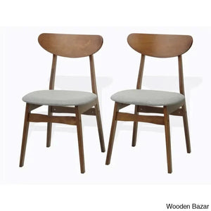 Blaan New 2 Seater Dining Table Set - Wooden Bazar