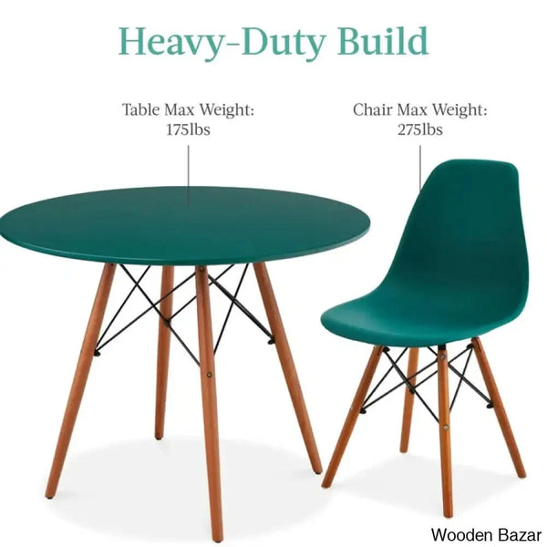 Blaine 4 Seater Stylish Dining Table Set - Wooden Bazar
